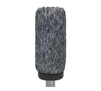 SOULWIT Microphone Furry Windscreen for RØDE NTG4+ (Rode NTG4 Plus) Dual-Powered Professional Shotgun Microphone, Wind Muff Pop Filter Mic Cover - Black