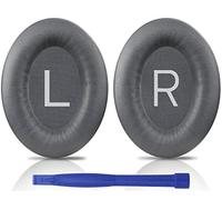 SOULWIT Professional Ear Pads Cushions Replacement for Bose QuietComfort 45 (QC45)/QuietComfort SE(QC SE) Over-Ear Headphones, Earpads with Softer Protein Leather, Noise Isolation Foam (Eclipse Grey)