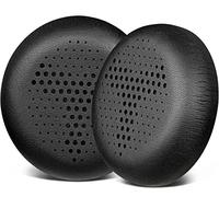 SOULWIT Professional Replacement Ear Pads Cushions for AKG Y500 On-Ear Foldable Wireless Bluetooth Headphones, Earpads with Soft Protein Leather - Black