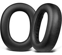 SOULWIT Professional Replacement Ear Pads Cushions for Jabra Elite 85h Wireless Over-Ear Headphones, Earpads with Soft Protein Leather, Noise Isolation Foam - Black