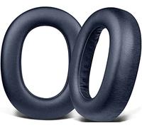 SOULWIT Professional Replacement Ear Pads Cushions for Jabra Elite 85h Wireless Over-Ear Headphones, Earpads with Soft Protein Leather, Noise Isolation Foam - Elite 85h PL Navy Blue