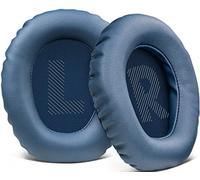 SOULWIT Professional Replacement Earpads Cushions for JBL Quantum 100/100X/100P/100M2 (Q100/Q100X/Q100P/Q100M2), Quantum 350 (Q350) Headphones, Ear Pads with Softer Protein Leather - Navy Blue