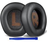 SOULWIT Professional Replacement Earpads Cushions for JBL Quantum 400 (Q400) Headphones, Ear Pads with Softer Protein Leather - Black