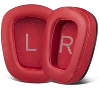 SOULWIT Protein Leather Ear Pads Cushions Replacement for Logitech G35 G930 G933 G935 G633 G635 G533 G430 G431 G432 G433 Gaming Headset, Earpads for G332 G230 G231 G233 Headphones - Red