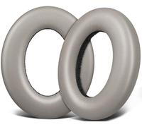 SOULWIT Protein Leather Earpads Replacement for Sennheiser HDB 630/Momentum 4 Over/Around Ear Wireless Headphones, Ear Pads Cushions with High-Density Noise Isolation Foam - Grey