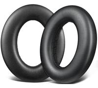 SOULWIT Protein Leather Earpads Replacement for Sennheiser HDB 630/Momentum 5/Momentum 4 Wireless Headphones, Ear Pads Cushions with High-Density Noise Isolation Foam - Black