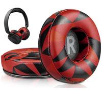 SOULWIT Protein Leather Replacement Earpads for Anker Soundcore H30i Wireless On-Ear Headphones, Ear Pads Cushions with Noise Isolation Foam - Red Storm
