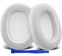 SOULWIT Protein Leather Replacement Earpads for Sony ULT WEAR/WH-ULT900N (WHULT900N) Over-Ear Noise Canceling Headphones, Ear Pads Cushions with Noise Isolation Foam - ULT WEAR PL White