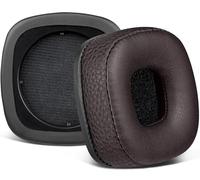 SOULWIT Replacement Ear Pads Cushions for Marshall Major I/II/III/IV Wireless/Wired Headphones, for Marshall Major 1/2/3/4 Headset, Earpads with Soft Protein Leather - Dark Coffee