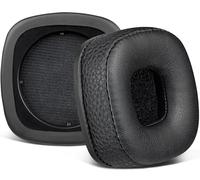 SOULWIT Replacement Ear Pads Cushions for Marshall Major I/II/III/IV Wireless/Wired Headphones, for Marshall Major 1/2/3/4 Headset, Earpads with Soft Protein Leather - Black