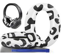 SOULWIT Replacement Earpads Cushions for Sony WH-1000XM2 (WH1000XM2) & MDR-1000X (MDR1000X) Headphones, Ear Pads with Noise Isolation Foam, Added Thickness (Snow Leopard)