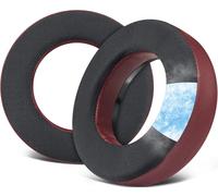 SOULWIT Replacement Earpads for Beyerdynamic DT700 Pro X(DT 700 ProX)/DT900 Pro X(DT 900 ProX) Headphones, Ear Pads Cushions with Breathable Ice Silk Fabric, High-Density Foam - Burgundy