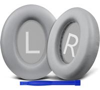 SOULWIT Replacement Earpads for Bose 700 (NC700) Wireless Headphones, Ear Pads Cushions with Softer Leather, High-Density Noise Cancelling Foam, Added Thickness - Silver