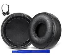 SOULWIT Replacement Earpads for Jabra Engage 55/65/75 (Stereo Version) Headset (Do Not Fit Engage 50, Engage 55/65/75 Mono Version), Ear Pads Cushions with High-Density Foam - Stereo Black