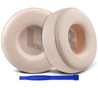 SOULWIT Replacement Earpads for JBL Live 670NC On-Ear Headphones(Do Not Fit Tune 670NC), Ear Pads Cushions with Soft Protein Leather and High-Density Noise Isolation Foam - Sandstone