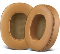 SOULWIT Replacement Earpads for Skullcandy Hesh 3/ANC/Evo & Crusher Wireless/540/ANC/Evo & Venue ANC Over-Ear Headphones, Ear Pads Cushions with Protein Leather, Noise Isolation Foam - Brown