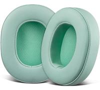 SOULWIT Replacement Earpads for Skullcandy Hesh 3/ANC/Evo & Crusher Wireless/ANC/Evo & Venue ANC Over-Ear Headphones, Ear Pads Cushions with Protein Leather, Noise Isolation Foam - Preppy Sage