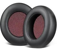 SOULWIT Replacement Earpads for Teufel Real Blue NC/Real Blue/Real Pure (2020) Headphones, Ear Pad Cushions with Soft Protein Leather and High-Density Foam - Black