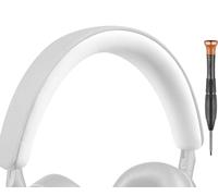 SOULWIT Replacement Headband Pad for Bowers & Wilkins PX8/PX7 s2/PX7 s2e (do not fit PX7) Headphones, Headset Head Band Cushion Repair Part, Easy DIY Installation - White-PX7 S2