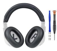 SOULWIT Replacement Kit for Plantronics BackBeat Pro 2, Voyager 8200 UC Headphones, Replacement Repair Part, Protein Leather Earpad Cushions + Headband Pad - Titanium