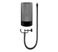 SOULWIT Shield Pop Filter for HyperX QuadCast Microphone - Black | Windscreen for QuadCast/QuadCast S/QuadCast 2/QuadCast 2S Microphone