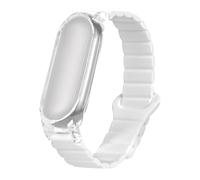 SOULWIT Wristband for Plaud NotePin AI Voice Recorder, Adjustable 5.9"-9.44", Comfortable Silicone Wrist Band Strap Accessory with Magnetic Closure - White