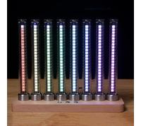 Sound-Activated Rhythm Lamp with Nixie Tubes, Adjustable Modes and Colors, for Studio and Home Decor