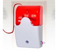 Sound and Light Alarm Siren, Mini Beacon Light Home Assistant for Emergency, Factory, Office, Fires, Intruders, Animal Deterrent