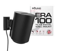 Sound bass ERA 100 Wall Mount Bracket, Tilt and Swivel, Black, Single (1pc), Compatible with Sonos ERA100 & ERA 100 SL, Effortless Installation, Includes Mounting Kit