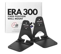 Sound Bass ERA300 Wall Mount Bracket, Low Profile, Black, Twin Pack, Compatible with Sonos ERA 300 Speaker, Complete with All Fixing Hardware