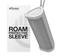 Sound Bass Heavy Duty Protective Silicone Carrying Case For Sonos Roam & Roam SL | White | Protect Your Wireless Bluetooth Speaker using this Cover/Sleeve