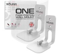 Sound Bass ONE, ONE Gen 2, ONE SL & Play:1 Wall Mount Bracket, Twin Pack [2pcs], White, Compatible with Sonos ONE, ONE Gen 2, ONE SL & PLAY1 Speaker