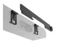 Sound bass Soundbar Mount for Sonos Ray Sound Bar Includes All Necessary Mounting Hardware, Floating Style Soundbar Wall Bracket for Under TV or Above, Easy To Install, Black