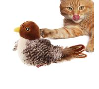 Sound Bird Toy, Cat Feather Toy, Give your cat an ideal playtime experience with cat chirp birds for indoor cats.Realistic shapes and bright colors are realistic birds, interactive cat toys, kitty