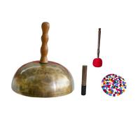 AWHAO Sound Bowl Set Sound Balancing Instrument Handcrafted Easy to Play for Yoga Meditation Buddhist, Small