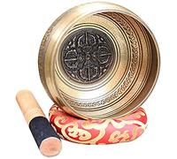 sound bowl,Tibetan Singing Bowl Set, Metal Buddhist Sound Bowl Care Gift for Yoga Stress Relief Spiritual Chakra Healing and Mindfulness(12.5cm)