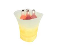 Sound Bucket - LED Music Speaker, Portable Ice Container | Bluetoth Audio Cooler Unit, Rechargeable Party Sound-box, Light-Up Speaker for Outdoor Events Beach Barbecue Lounge Gathering
