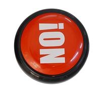 Sound Button Game Answer Buzzer, Talking Button for Quiz Contest Party Games, Interactive Toy for Pets and Family Gatherings, 3.54x3.54x1.57inch- No