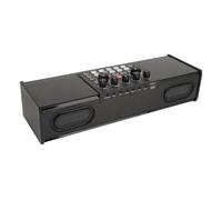 Sound Card Console System, 2.4GHz Chip 12 Electric Music Tones ABS Plastic Sound Card Console Desk System Dual Speakers 2000mah for Home