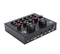 Sound Card For Live Streaming, Sound Effects Board V8 Live Broadcast Sound Card Mobile Phone USB Host Multifunction Computer Karaoke