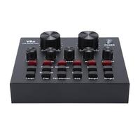 Sound Card For Live Streaming, Sound Effects Board V8 Live Broadcast Sound Card Mobile Phone USB Host Multifunction Computer Karaoke