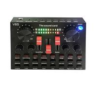 Sound Card in Voice Changer, Practical Soundboard Console, Compact, Portable for DJ Studio Stereo
