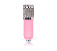 Sound Card Kit Professional Condenser Microphone BM 800 Wireless Bluetooth V10 PRO Sound Card For PC Computer Phone Karaoke Live Singing Gaming Studio Setup For Recording Music (Color : Pink BM800,