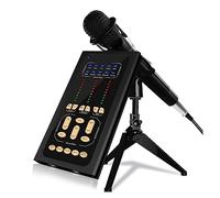 Sound Card Kit, Studio Condenser Microphone & USB Sound Card Voice Changer Mixer Interface Sound Board For Computer PC Singing Recording
