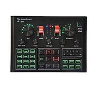 Sound Card Kit, The Sound Card Can Be Connected To A Computer Phone Headset Microphone For Recording Live Broadcasting And Singing(V9Xpro)
