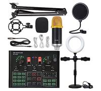 Sound Card Kit, The Sound Card Can Be Connected To A Computer Phone Headset Microphone For Recording Live Broadcasting And Singing(BM900 V9 Big)