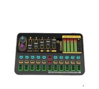 Sound Card Live Streaming Mixer Phone Studio Recording Echo Bass Mini Control Mixing Console Dj Stereo