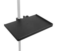 Sound Card Tray - Low Profile Microphone Stand, Adjustable Tray | Ideal for Studio Streaming Podcasting and Music Production with Maintain Setup Order, small tray, 説明を参照してください, See Description