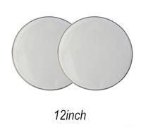 Sound Controlled Drum Head with 0 188mm Thick Cap, Aluminum Frame and Iron Core, Designed for Practice and Multiple Drum Set Configurations (12 inch)