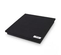 Sound Dampening Speaker Riser Foam - 15” x 15” Audio Acoustic Noise Isolation Platform Pads Recoil Stabilizer w/Rubber Base Pad For Studio Monitor, Subwoofer, Loud Speakers